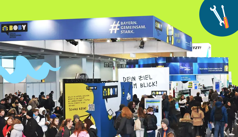 Besucher auf der Berufsbildung 2022.