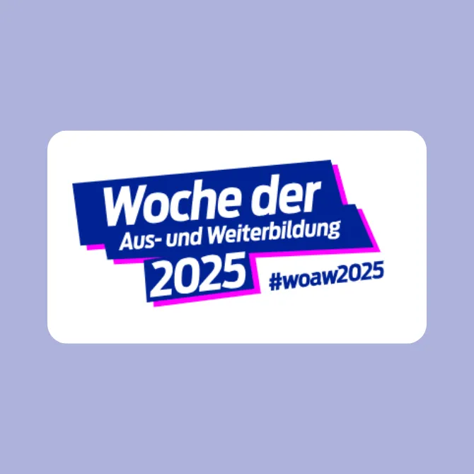Das Logo der Woche der Aus- und Weiterbildung 2025.